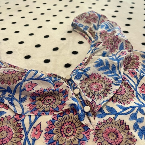J. Crew Floral Top Women’s Size XL - Picture 3 of 8